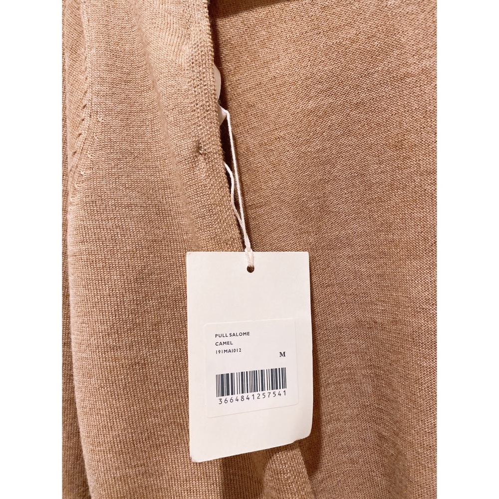 Sezane 100% wool Salome Jumper in camel - Picture 6 of 9